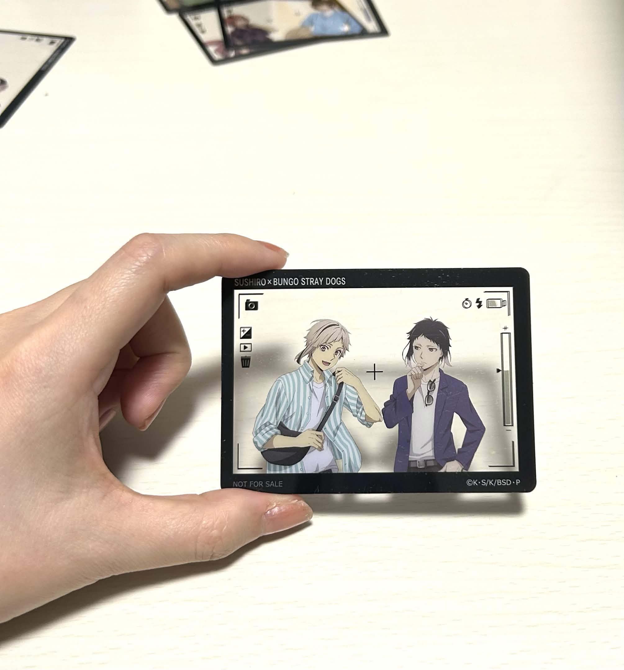 「文スト×スシロー」クリアカード