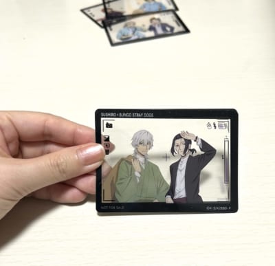 「文スト×スシロー」クリアカード