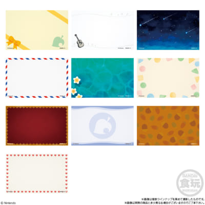 どうぶつの森 キャラマグネッツ メモカード全10種