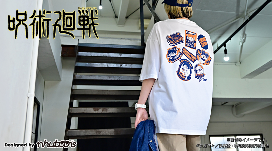 TVアニメ『呪術廻戦』×nhutoons　ビッグTシャツ