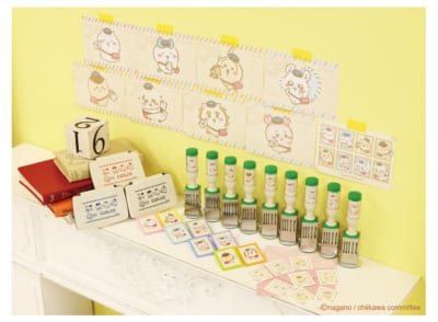 ちいかわ郵便局グッズ メインビジュアル 全商品集合