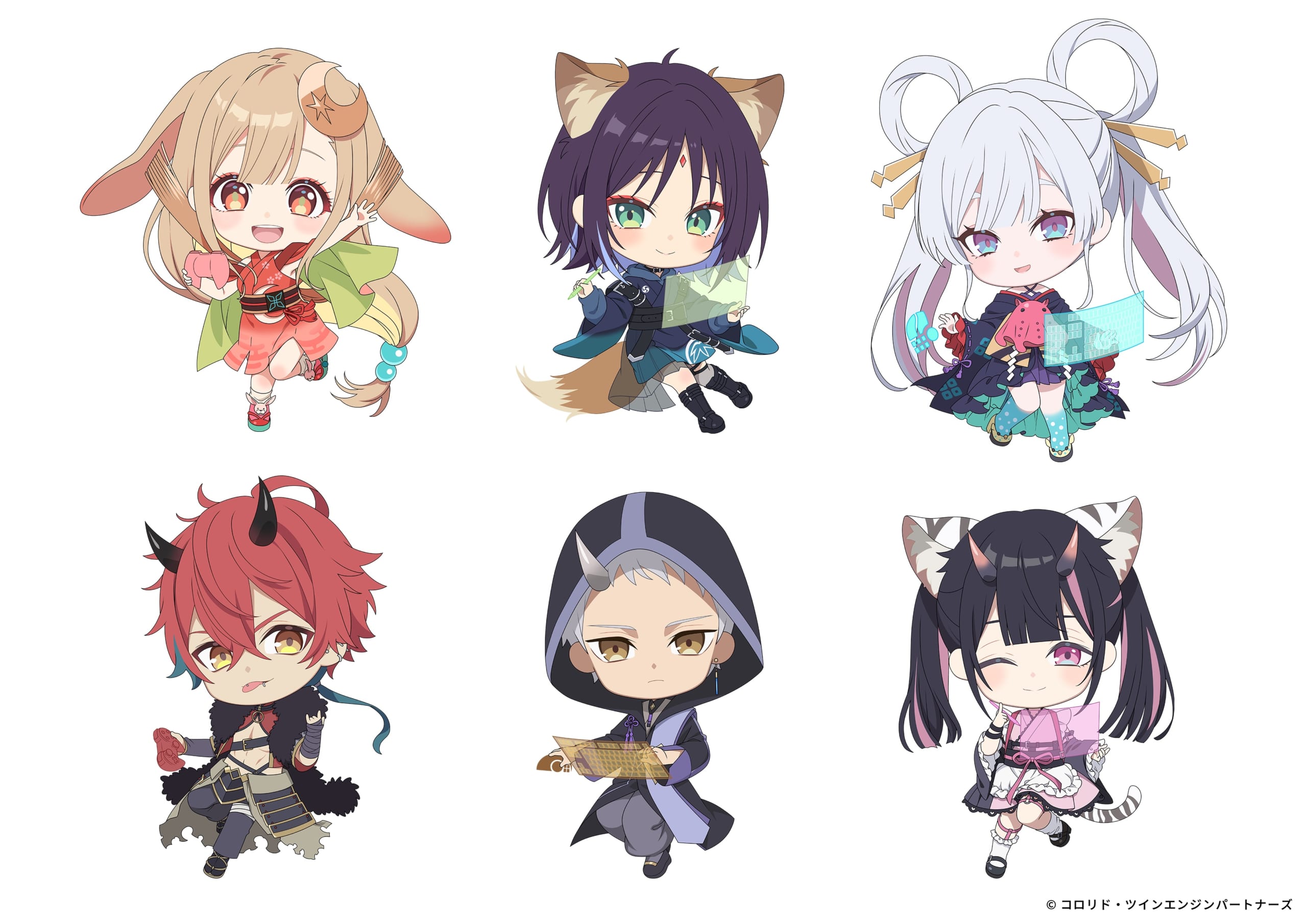 映画『超かぐや姫！』×DiCE コラボ ミニキャライラスト