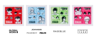 名探偵コナン×アダストリア ノベルティのオリジナルブロックシール