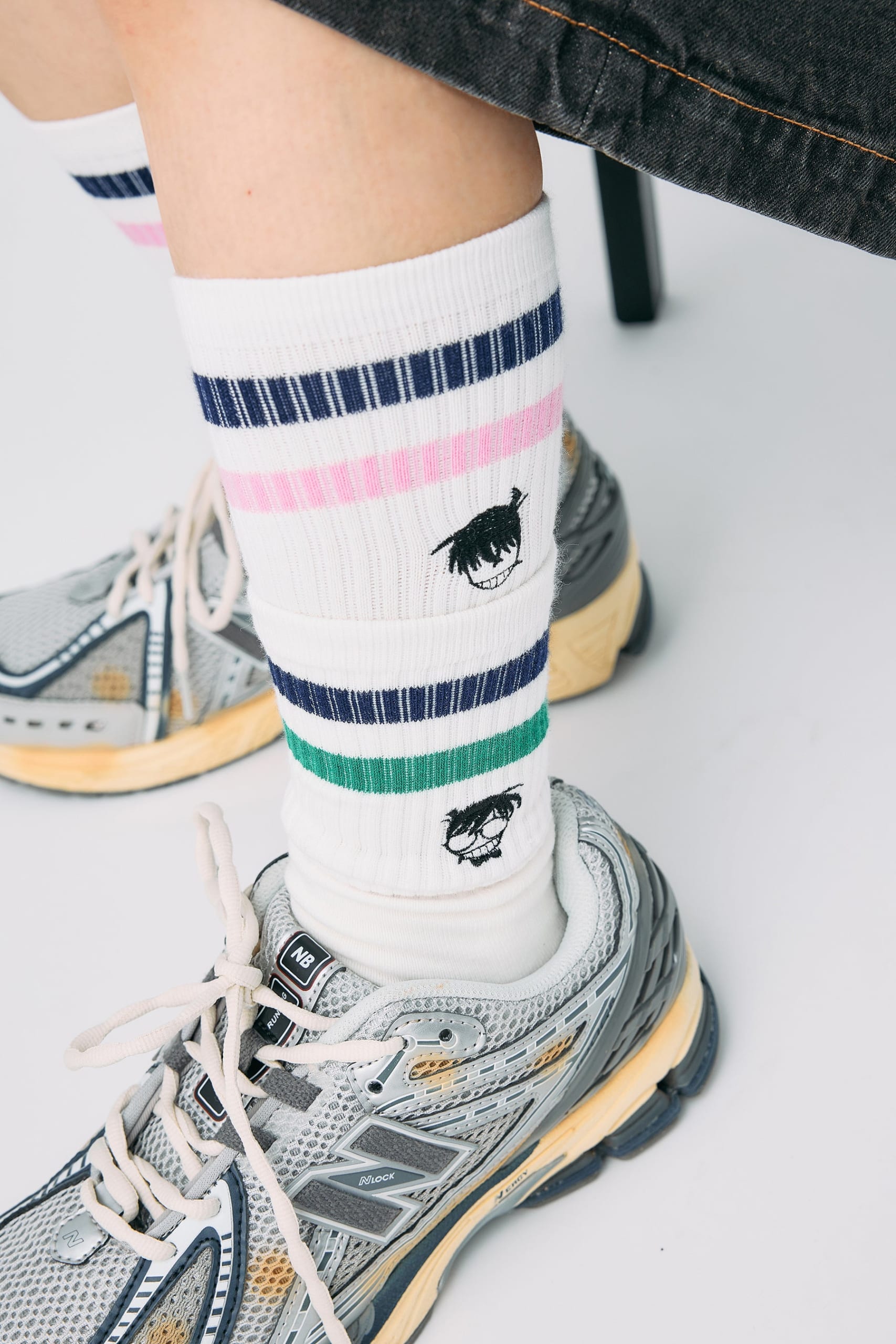 名探偵コナン×JEANASIS ワンポイントSOCKS