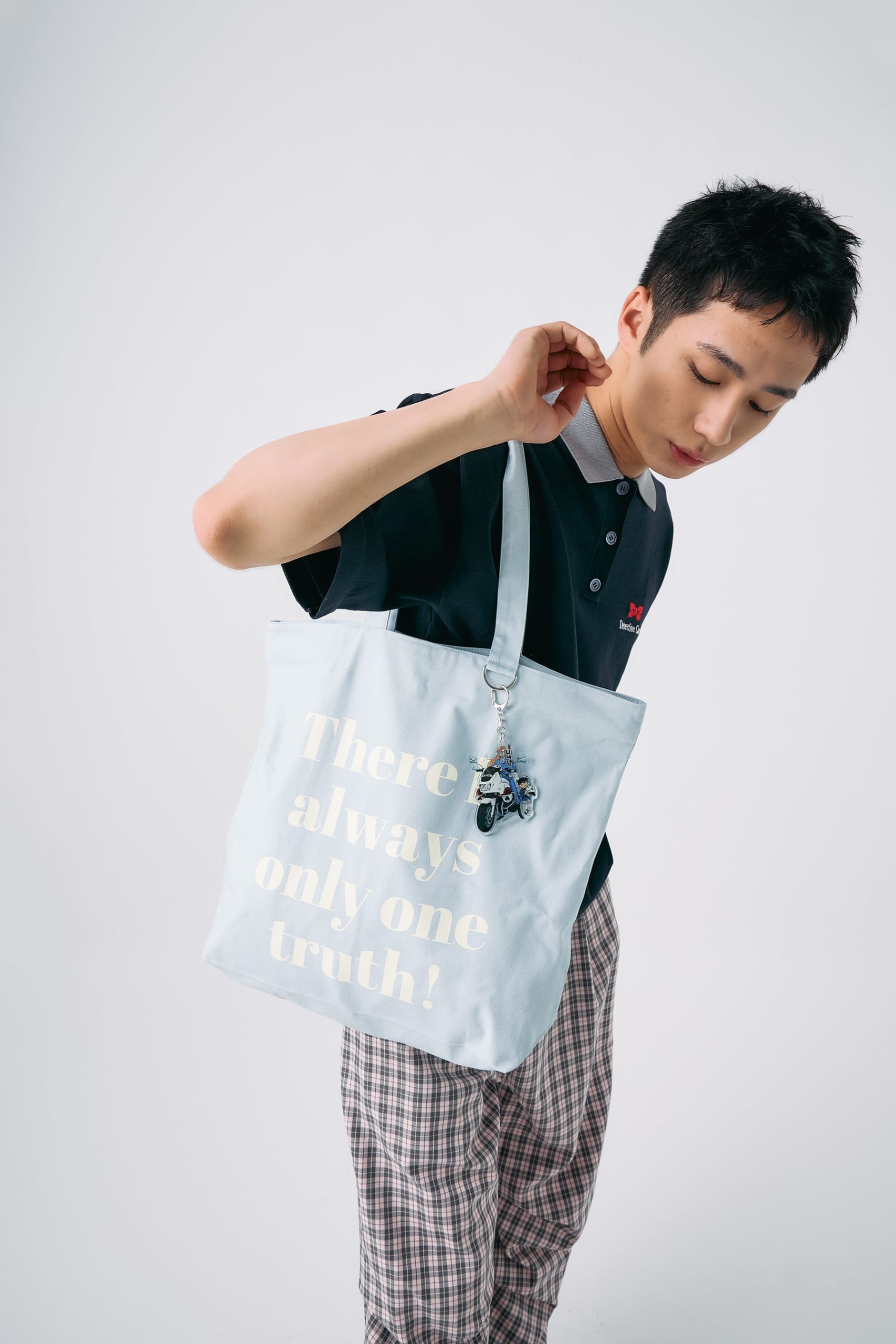 名探偵コナン×RAGEBLUE ロゴプリントトートバッグ