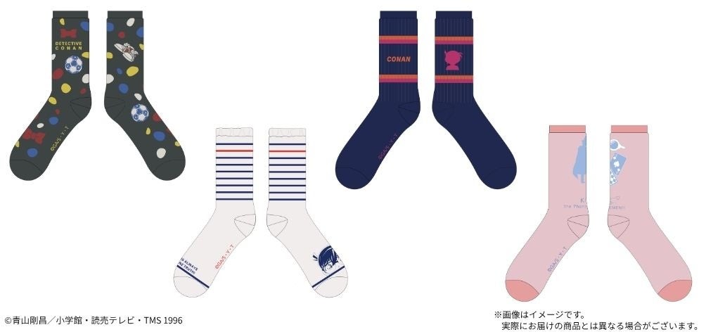 名探偵コナン 毎日履きたいクルー丈ソックス