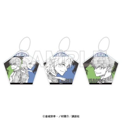 ブルーロック アクリルブロックキーチェーン 全3種