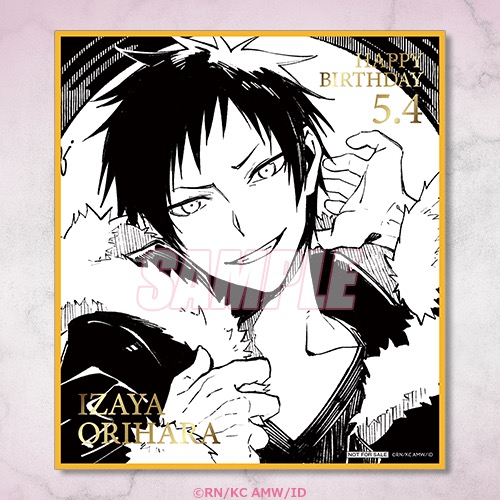 おまけキャンペーン 箔押しミニ色紙