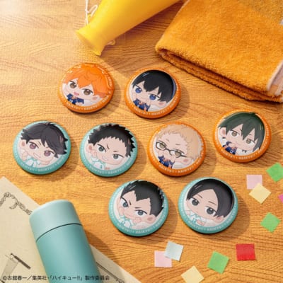 タイトーくじ ハイキュー!! F賞 ふわふわ缶バッジ 全8種