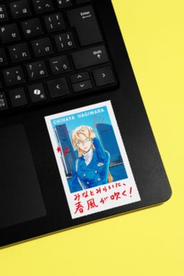 女性セブン15号 チェキ風シール使用例（PC）