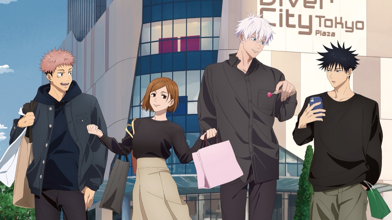 アニメ『呪術廻戦』5周年 in ダイバーシティ東京プラザ 4月24日より開催！虎杖・五条・伏黒・釘崎の私服姿描き下ろしイラスト公開