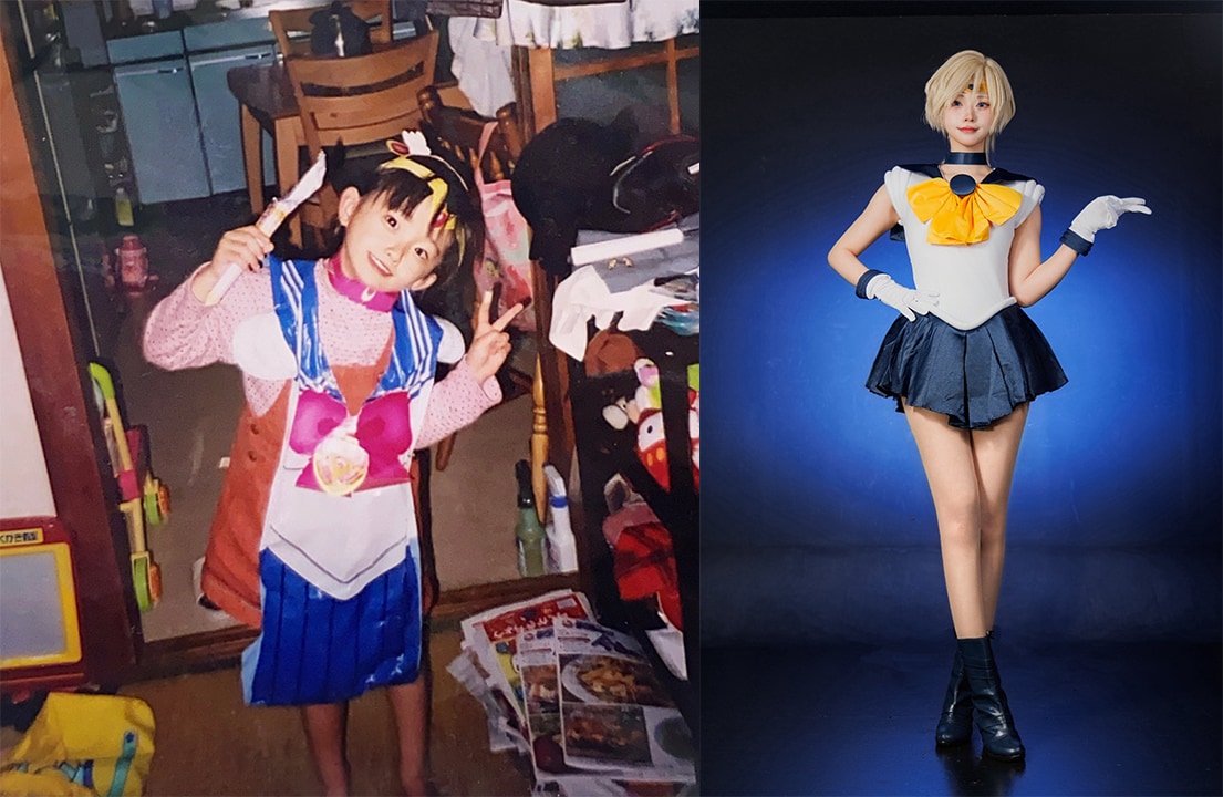 『美少女戦士セーラームーン』本格コスプレ姿が素敵すぎる！幼少期とのエモすぎる対比に「立派に成長しましたね」