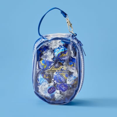 リンツ カラーポーチ ブルー