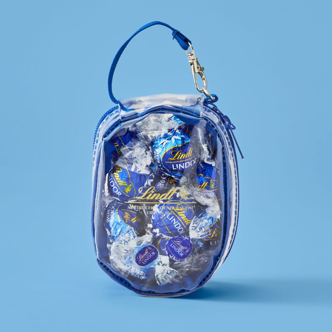 リンツ カラーポーチ ブルー