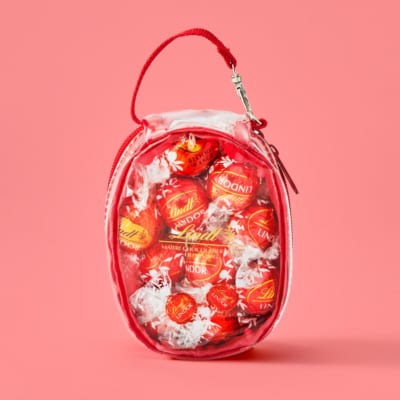 リンツ カラーポーチ レッド