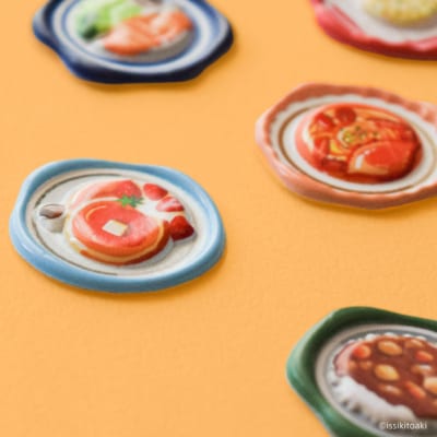 めし〜リングスタンプシール 全6種