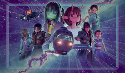 『銀河特急 ミルキー☆サブウェイ』アニメ キービジュアル