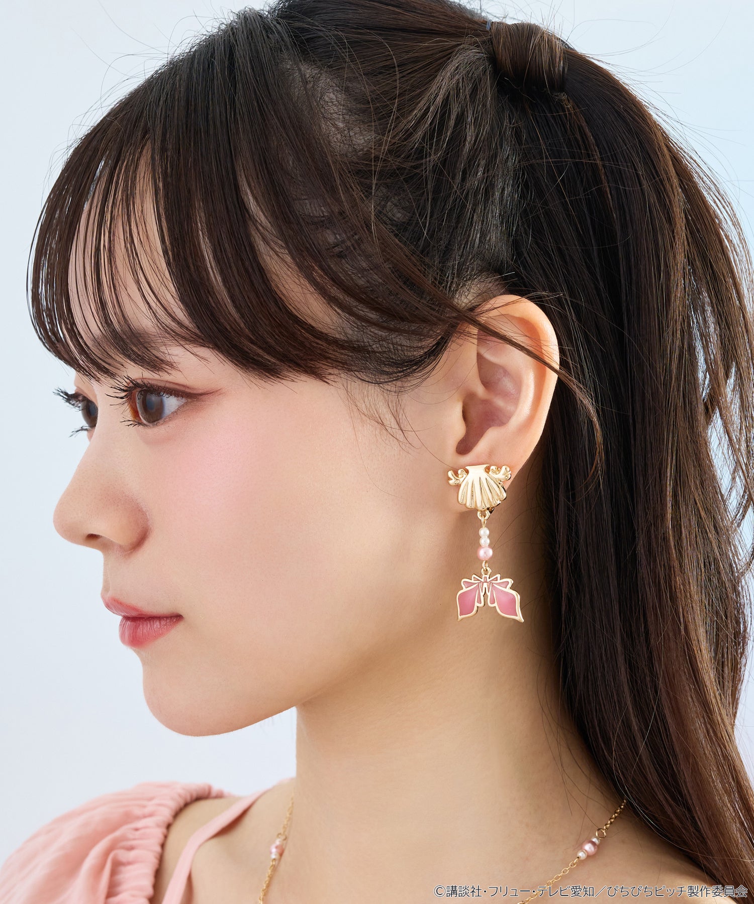 マーメイドプリンセス イヤリング 着用イメージ