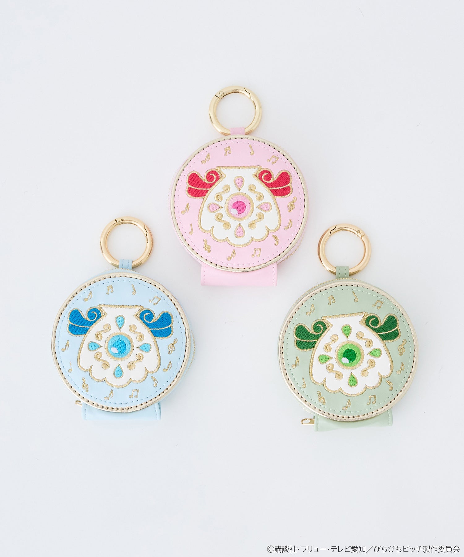 アクアピッチ イメージ刺繍ポーチ 3色