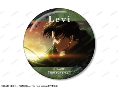 イベント限定特典 リヴァイ 75mmグリッター缶バッジ