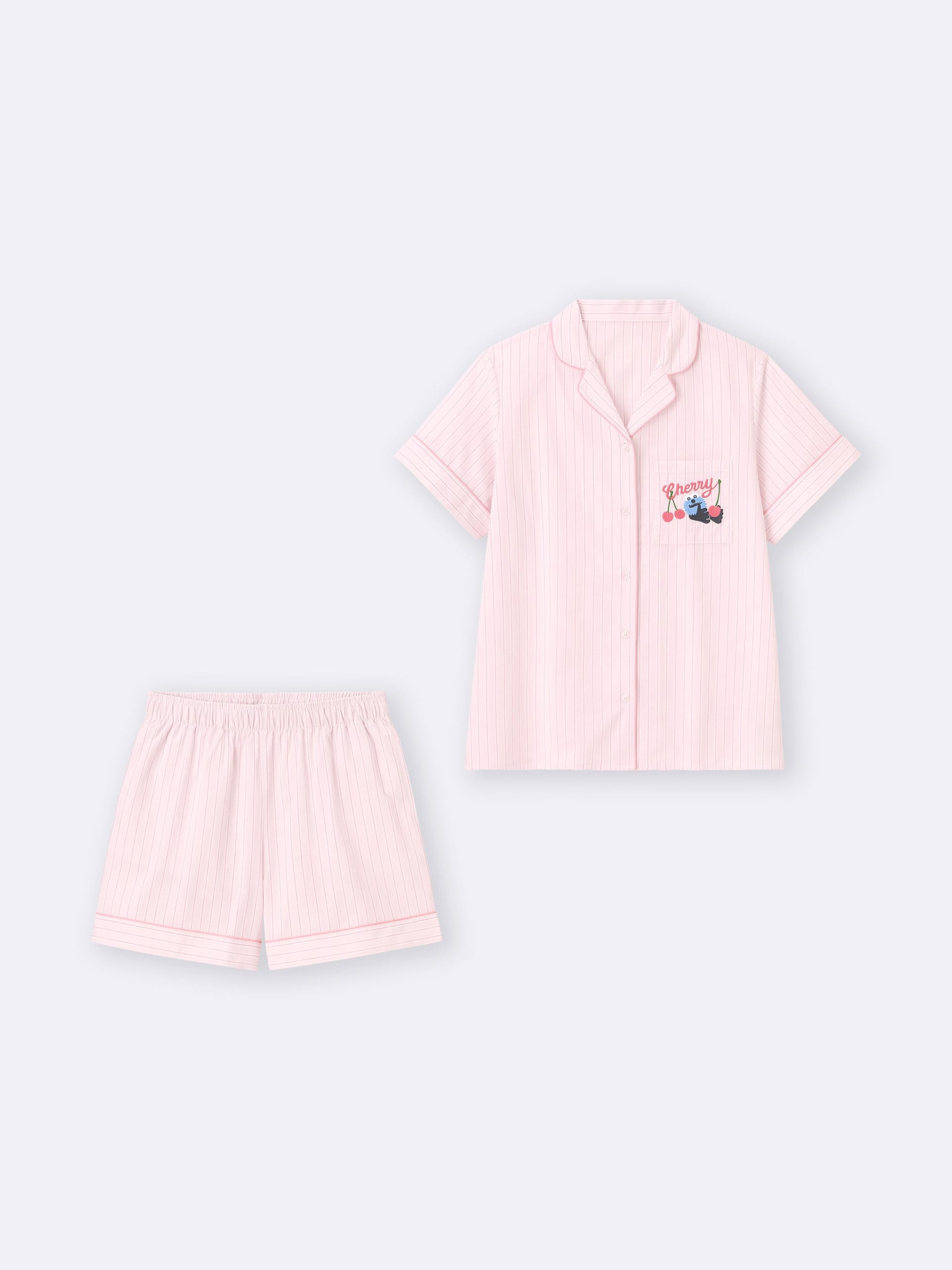 パペットスンスン×GU コットンパジャマ チェリー