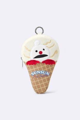 パペットスンスン×GU ミニポーチ バニラ