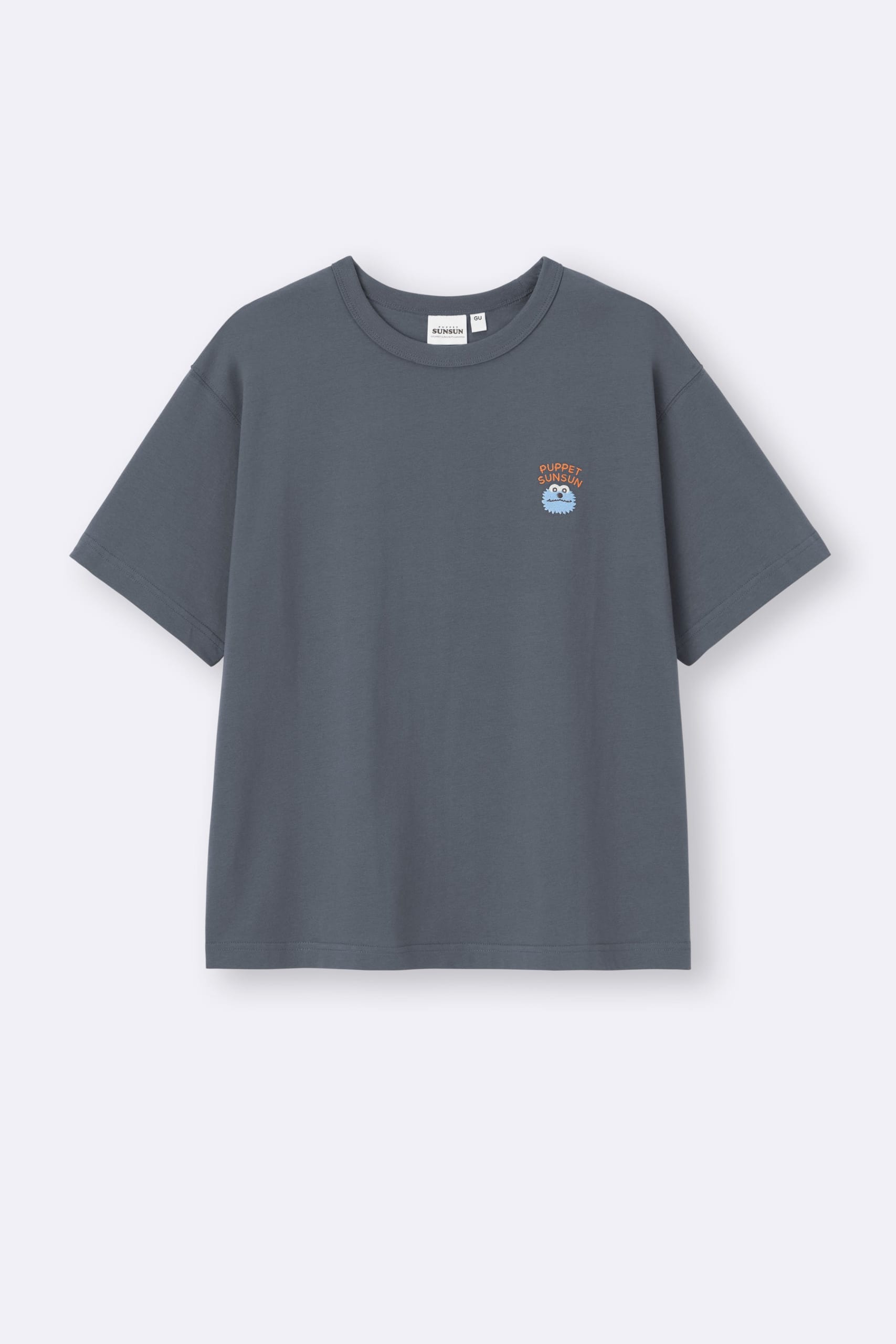 パペットスンスン×GU グラフィックTシャツ グレー