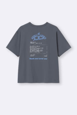 パペットスンスン×GU グラフィックTシャツ グレー バックプリント