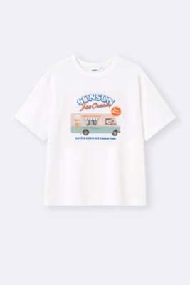 パペットスンスン×GU グラフィックTシャツ ワゴン柄