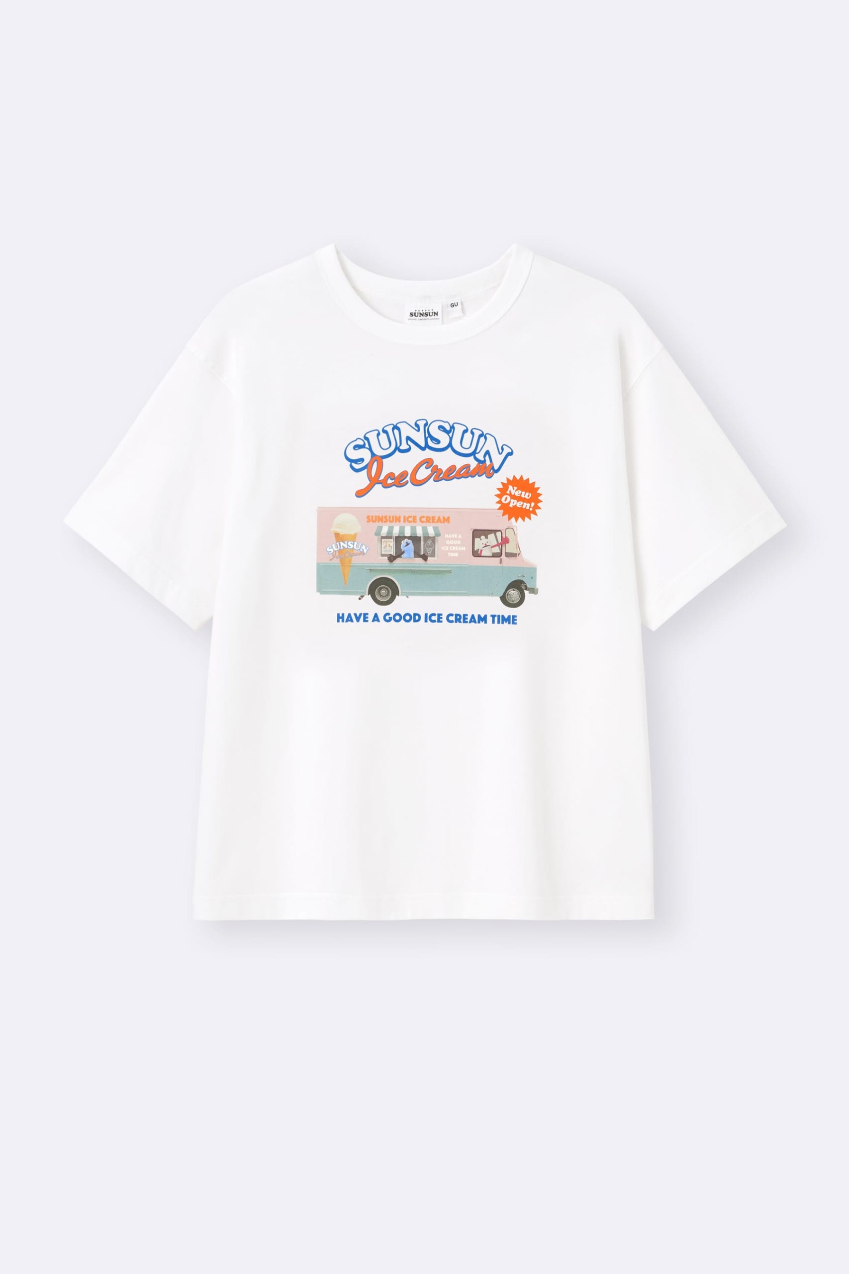 パペットスンスン×GU グラフィックTシャツ ワゴン柄