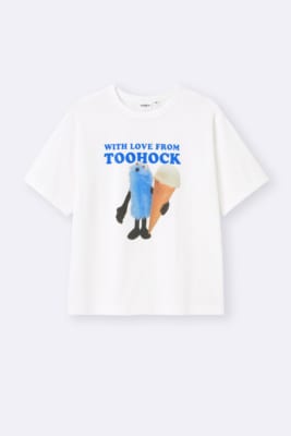 パペットスンスン×GU グラフィックTシャツ ホワイト