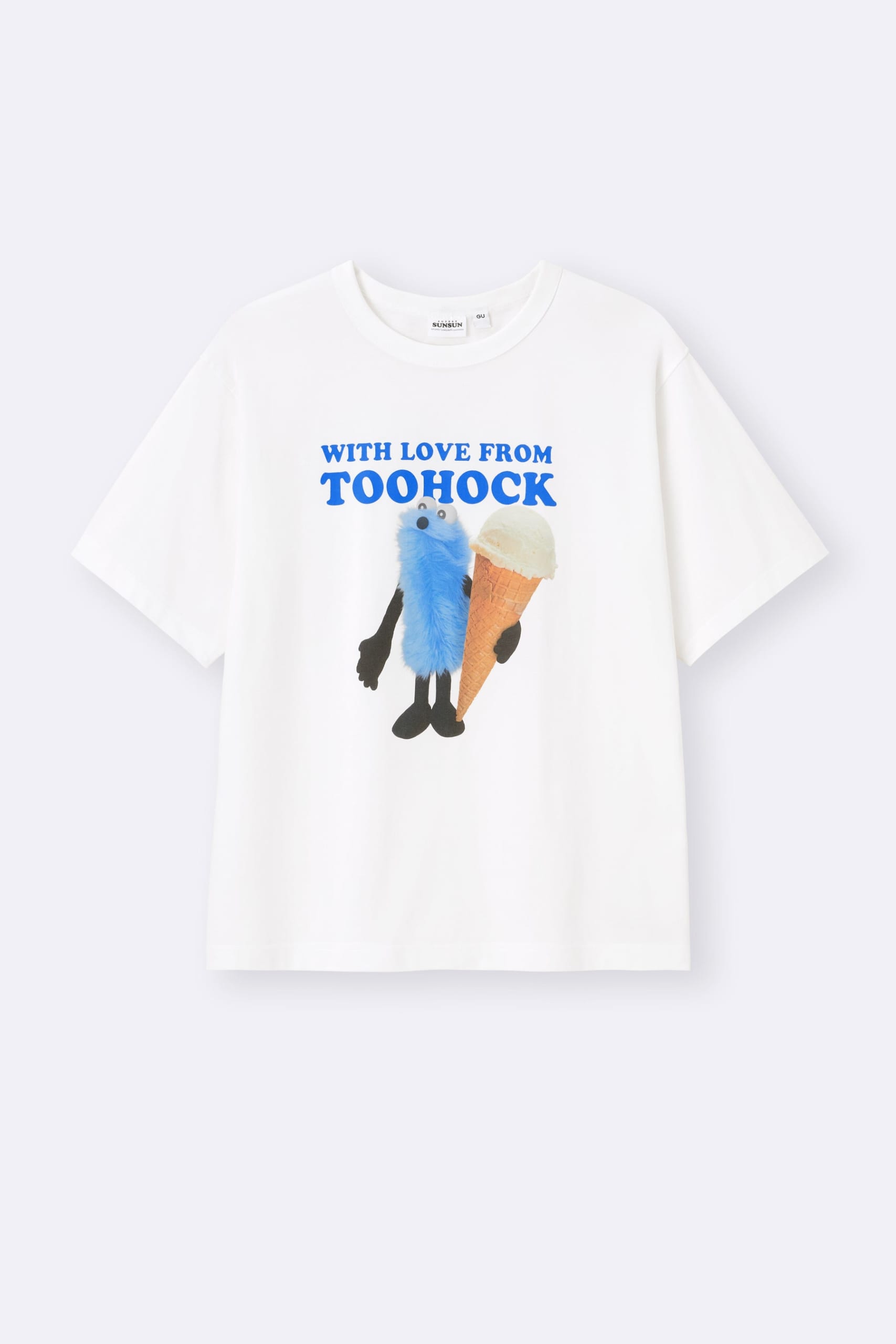 パペットスンスン×GU グラフィックTシャツ ホワイト