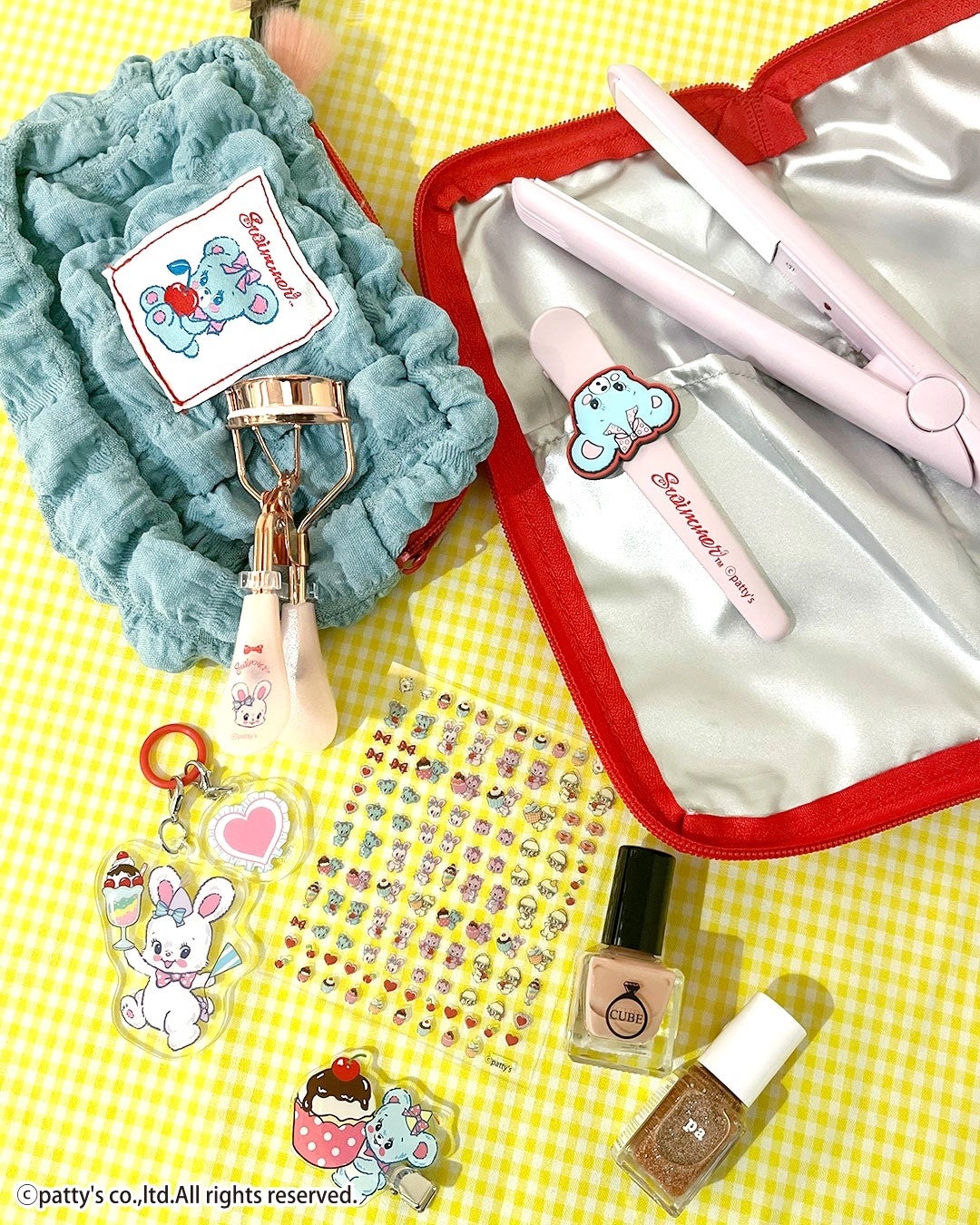 SWIMMER×サンキューマート コスメポーチ・ネイルシール