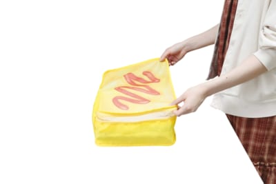 旅するお弁当 オムライス弁当ポーチ Lサイズ ディテール