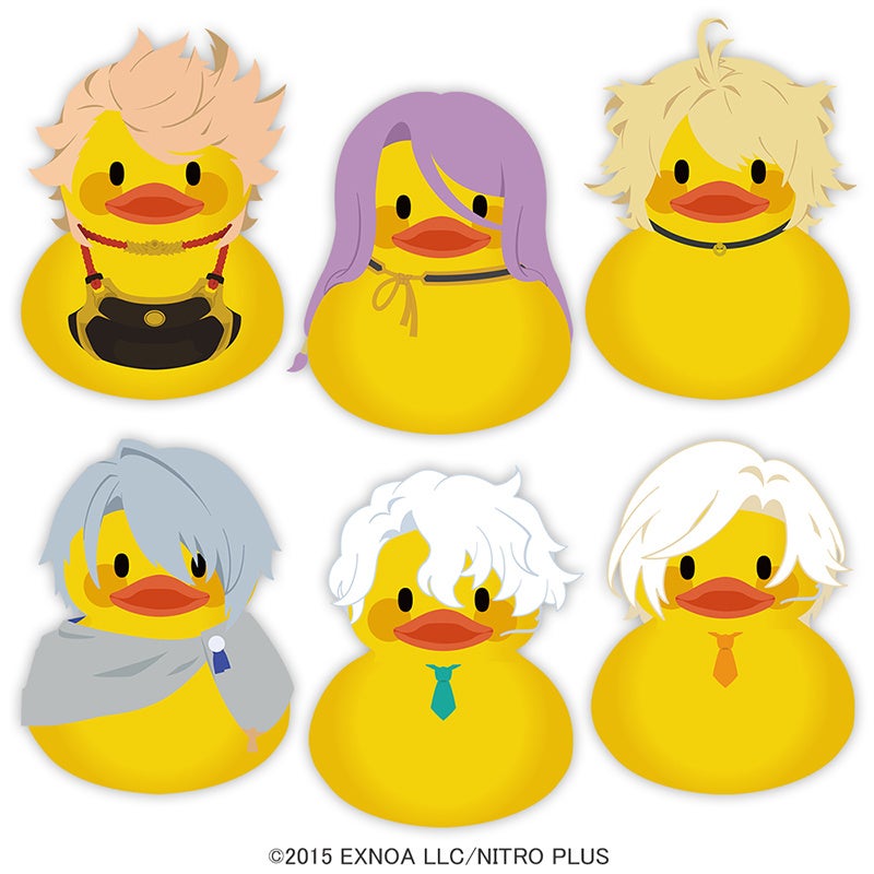 B賞 トウケンダックお風呂ソフビフィギュア 全6種