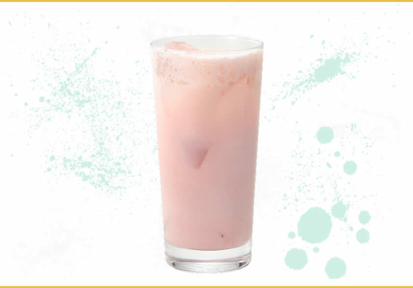 桐生のまったりストロベリーミルクソーダ