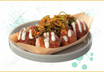 梶の一撃必倒ピリ辛たこ焼