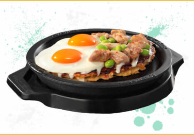 柘浦おすすめプロテインお好み焼