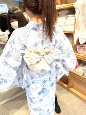 VASARA 浴衣レンタル着用例 後ろ姿