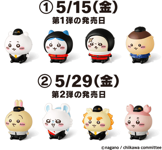 ハッピーセット ちいかわ