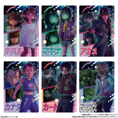 銀河特急 ミルキー☆サブウェイ カードウエハース キャラクターカード一覧 1