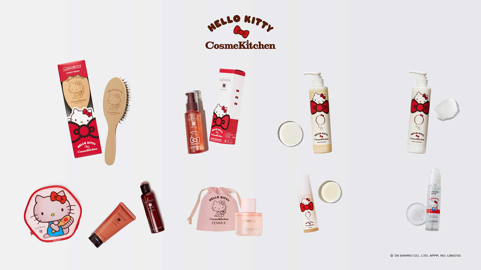 HELLO KITTY×Cosme Kitchen コラボブランドアイテム