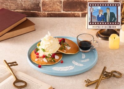 「名探偵コナンカフェ」ティラミスパンケーキ 千速と重悟モチーフ