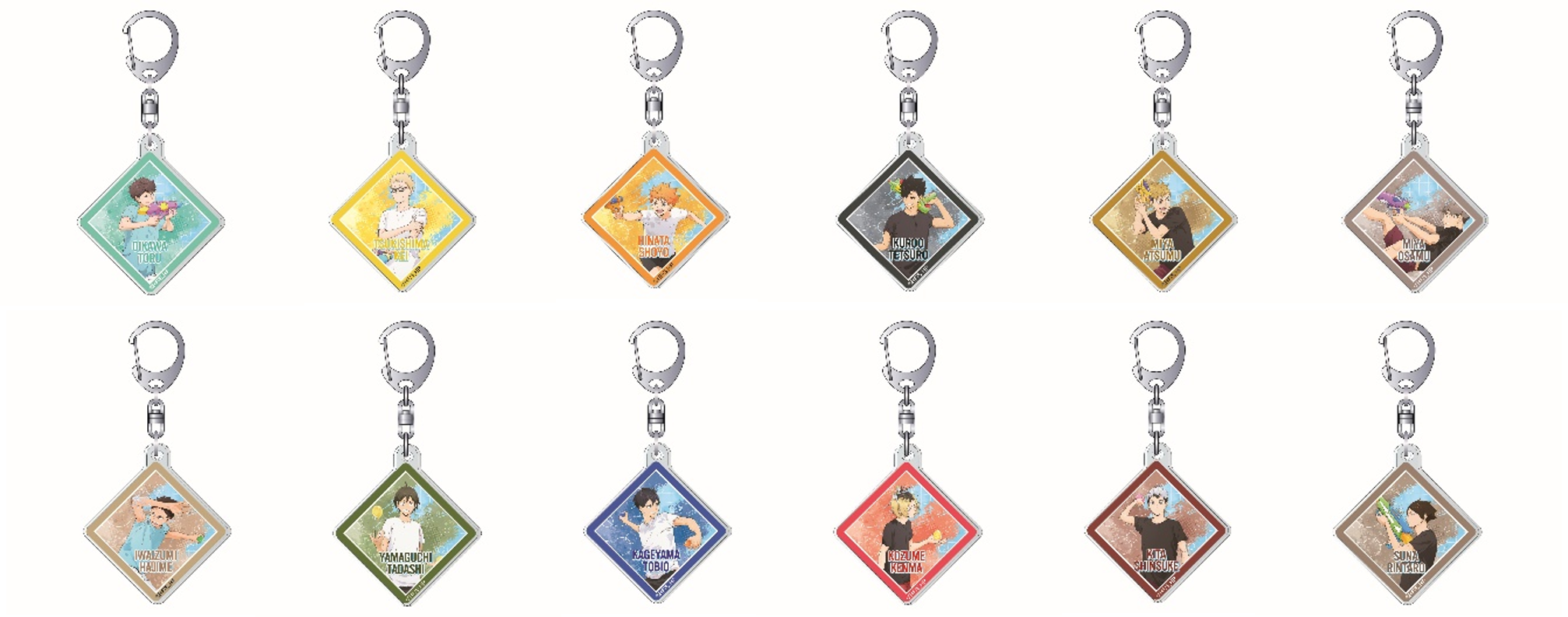 ハイキュー!! アクリルキーホルダー 水鉄砲Ver. 全12種