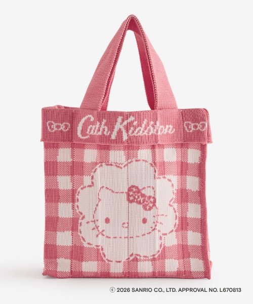 ニットハンドバッグ Red