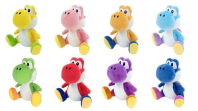 スーパーマリオ ALL STAR COLLECTION ヨッシーぬいぐるみ 8色セット