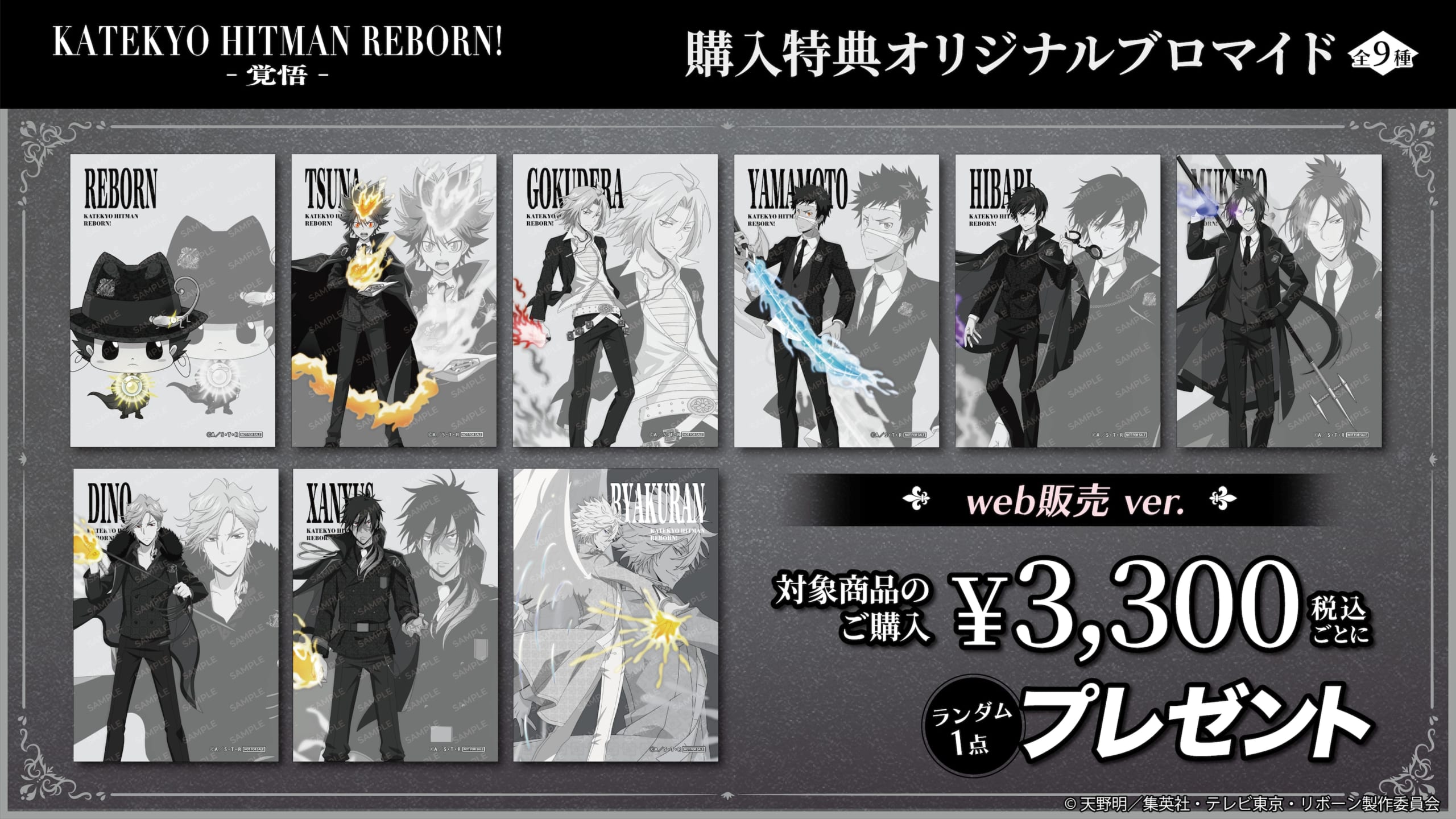家庭教師ヒットマンREBORN! 購入特典オリジナルブロマイド web販売ver.