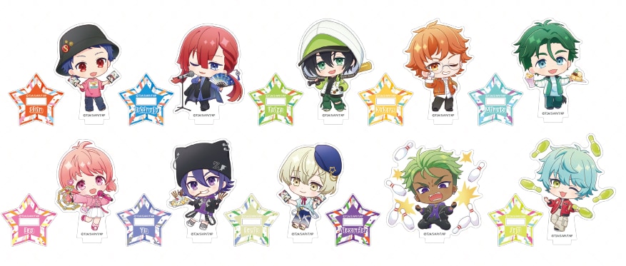 KING OF PRISM×ラウンドワン トレーディングアクリルスタンド ミニキャラ