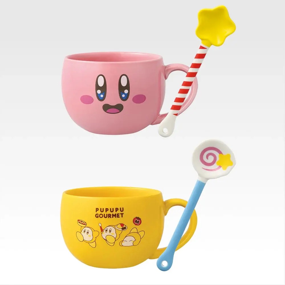 一番くじ 星のカービィ PUPUPU GOURMET C賞 ほっとひといき☆スープマグ＆スプーン