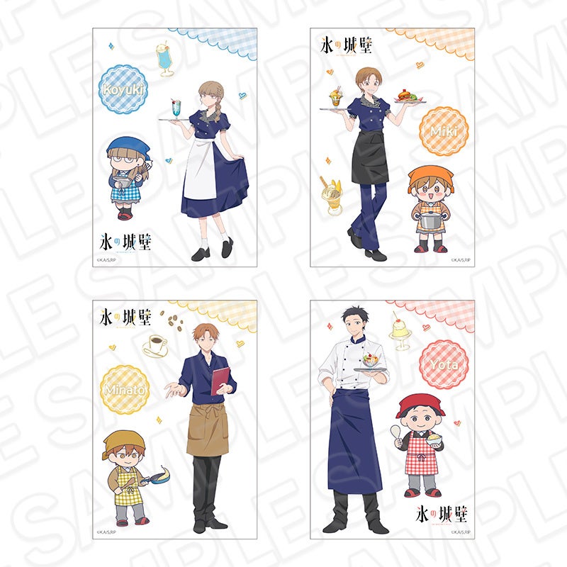 氷の城壁×THEキャラCAFE ステッカーシート